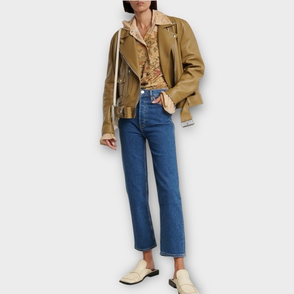 Re/Done 70’s Ultra High Rise Stove Pipe Jeans - Picture 1 of 8